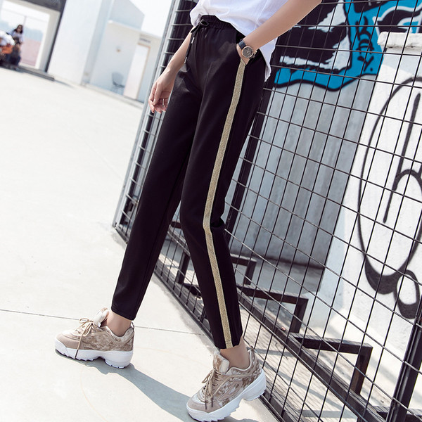 Pantaloni sport dama in doua culori