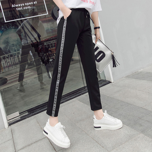 Pantaloni sport dama in doua culori