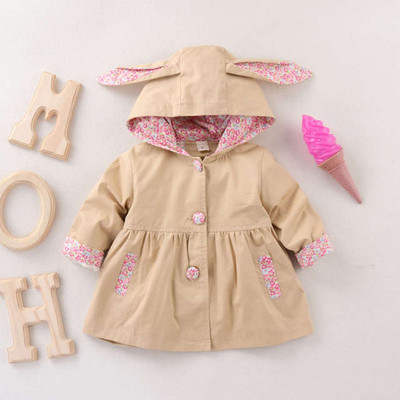 Színes gyerekkabát lányoknak 3D elemmel