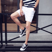 Модерни мъжки къси дънки в различни цветове 