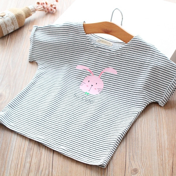 Modern csíkos gyerekpóló két színben