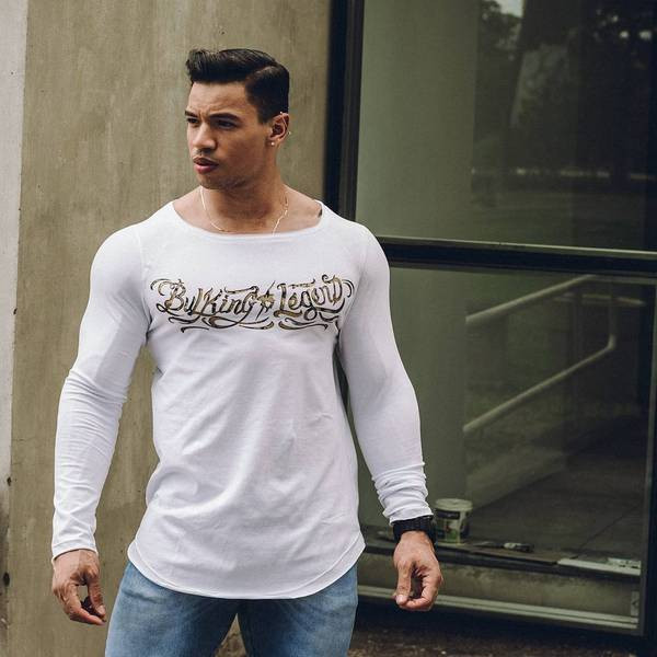 Modern férfi blúz két színben felirattal