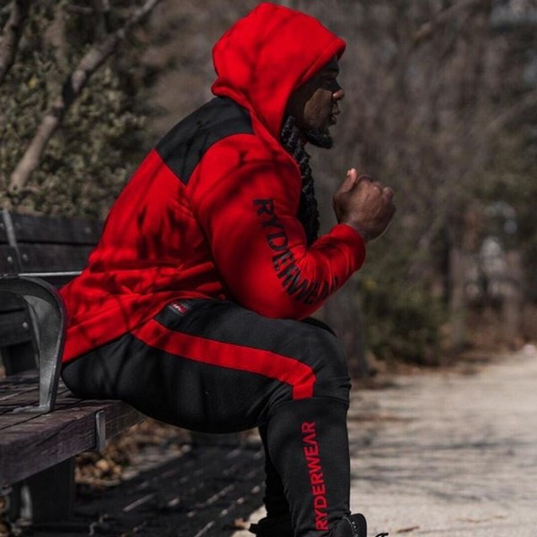 Modern férfi pulóver három színben felirattal