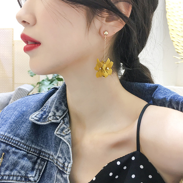 Cercei top dama in doua culori