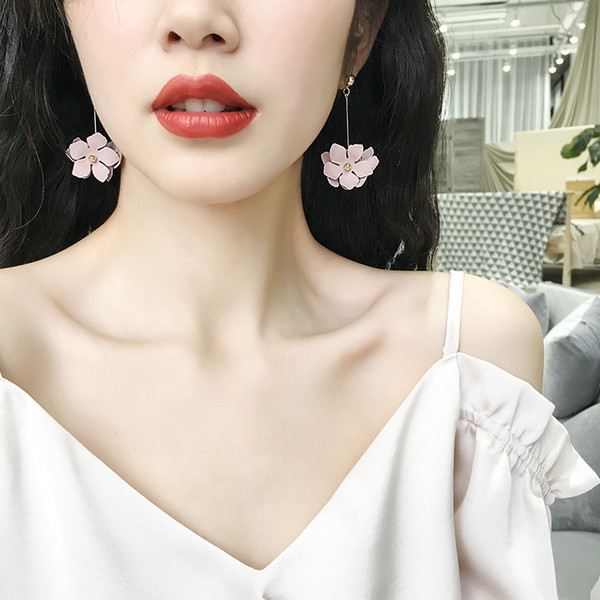 Cercei top dama in doua culori