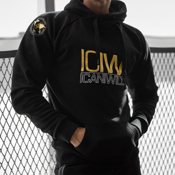 Modern férfi pulóver két színben felirattal