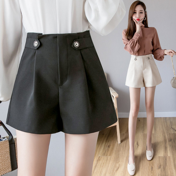 Modern női nadrág magas derékkal, két színben