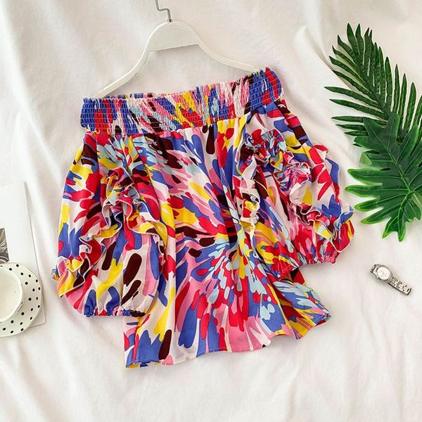 Alkalmi női blúz rövid ujjal több színben