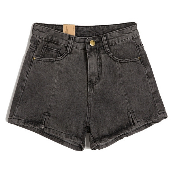 Stílusos női rövidnadrág kék és fekete színben