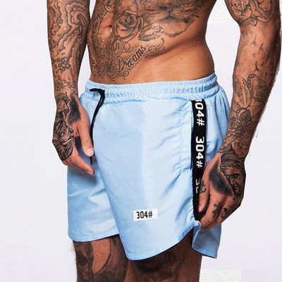 Alkalmi férfi rövidnadrág négy színben felirattal