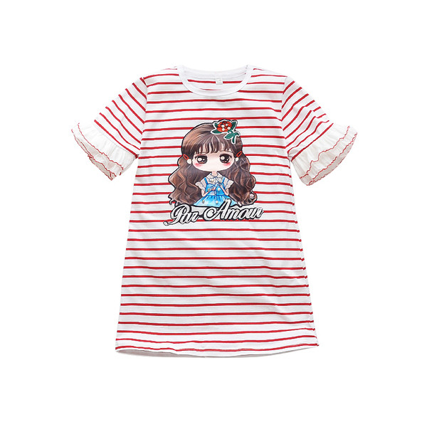 Gyermek modern tunika két színben, rátéttel