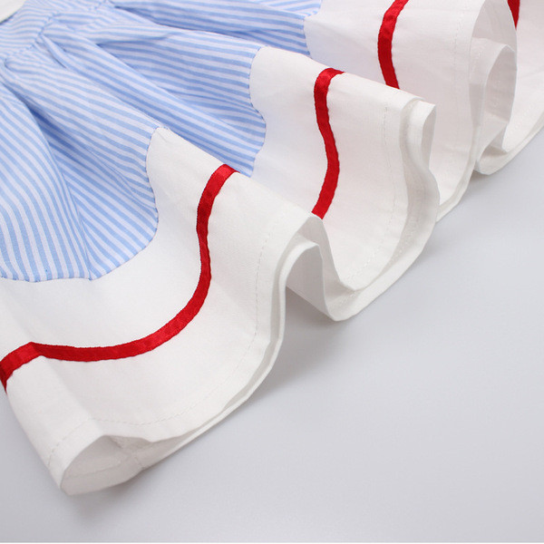 Színes kék gyerekruha lányoknak