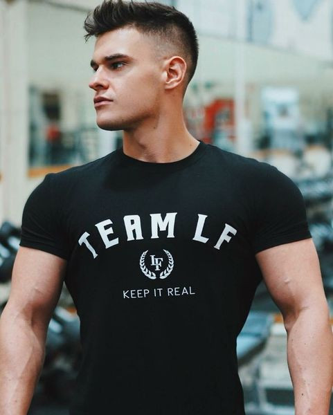 Modern póló két színben felirattal