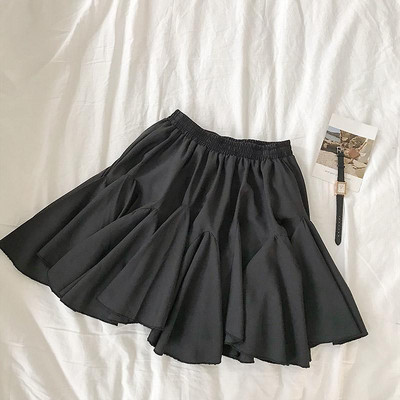 Κομψή γυναικεία φούστα με ψηλή μέση σε τρία χρώματα