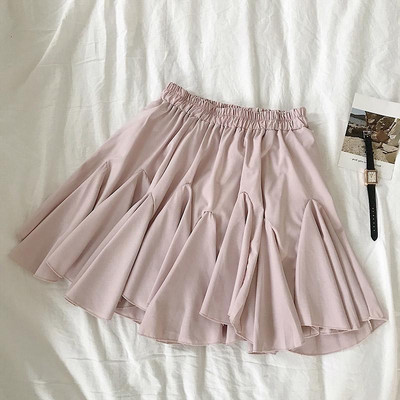 Κομψή γυναικεία φούστα με ψηλή μέση σε τρία χρώματα