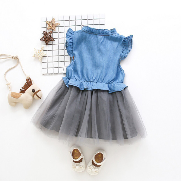 Kivágott tüll gyerekruha lányoknak