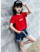 Μοντέρνα παιδική μπλούζα σε δύο χρώματα για κορίτσια