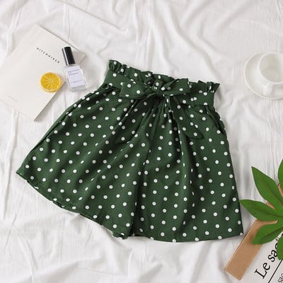 Divatos női rövidnadrág több színben pöttyökben