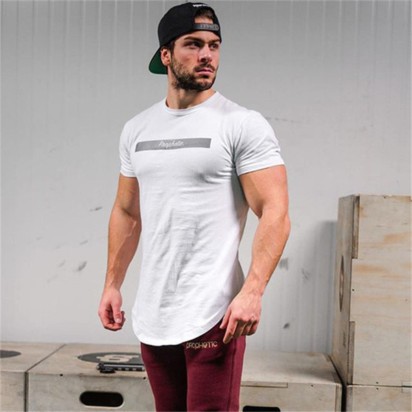 Modern férfi póló három színben - aszimmetrikus modell