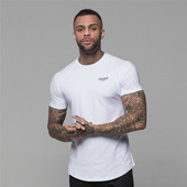 Ανδρικό  μπλουζάκι σε λευκό και μαύρο χρώμα με επιγραφή