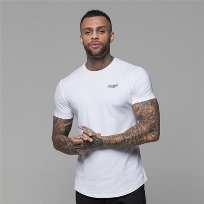 Ανδρικό  μπλουζάκι σε λευκό και μαύρο χρώμα με επιγραφή