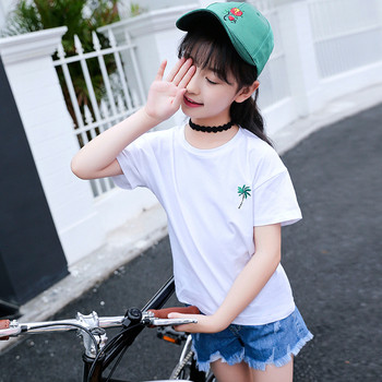 Άνετο παιδικό μπλουζάκι για κορίτσια σε δύο χρώματα