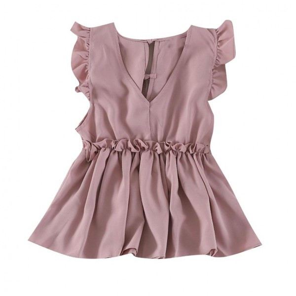 Stílusos női felső nyakkendővel több színben - szabású modell