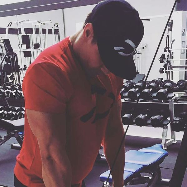 Alkalmi férfi póló rátéttel