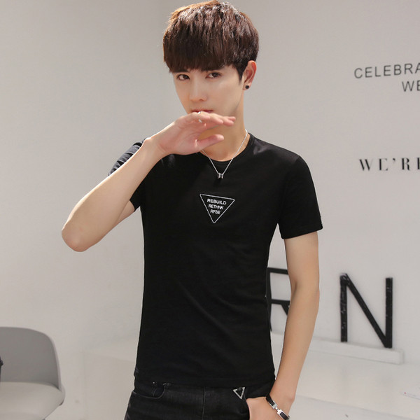 Modern férfi póló rövid ujjal több színben