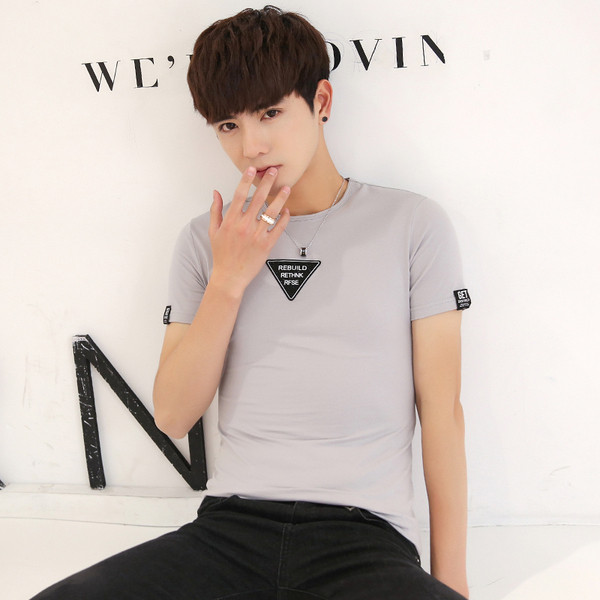 Modern férfi póló rövid ujjal több színben