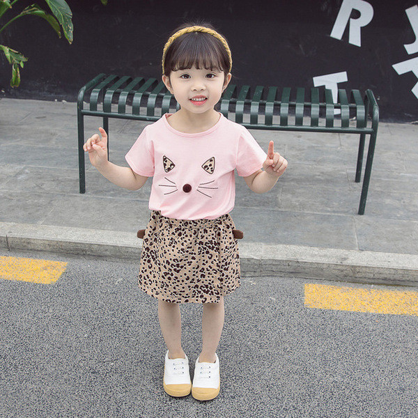 Korszerű kétrészes gyerekkészlet lányoknak