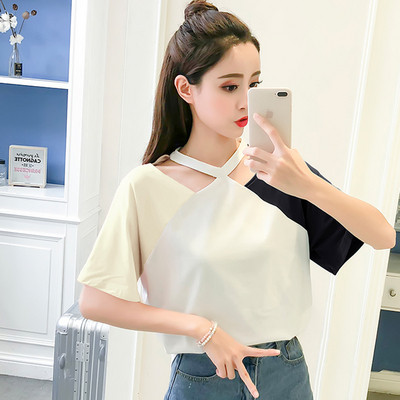 Modern női blúz széles ujjal, két színben