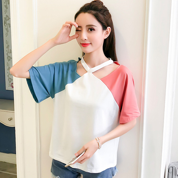 Modern női blúz széles ujjal, két színben