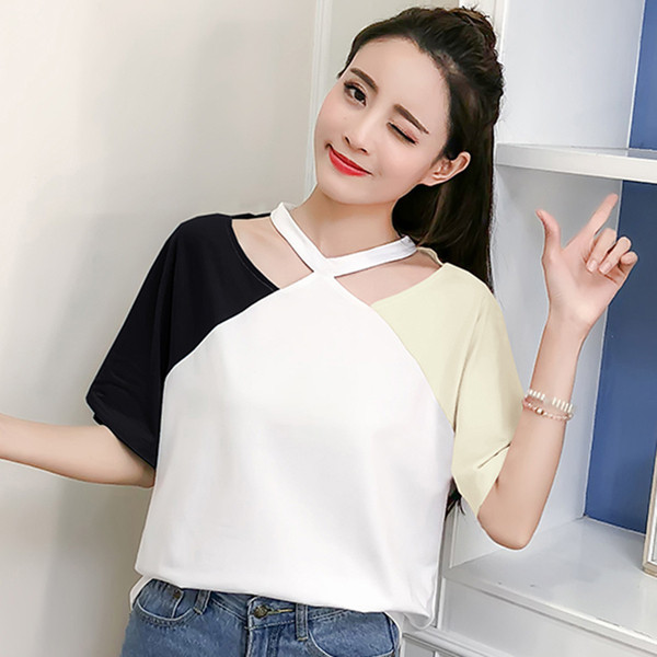 Modern női blúz széles ujjal, két színben