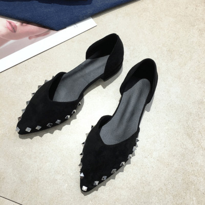 Öko velúrból készült modern női cipő, két színben, fűzőlyukkal