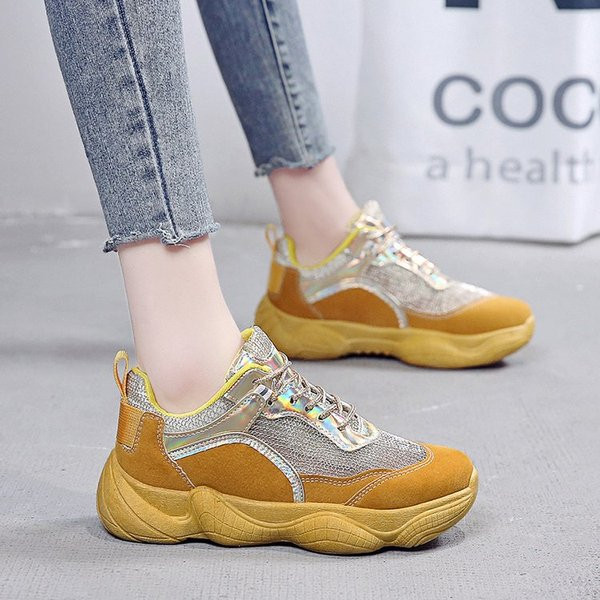 Tenisi casual dama din piele ecologica in doua culori