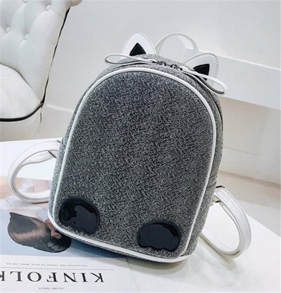 ÚJ modell női hátizsák 3D elemmel, három színben