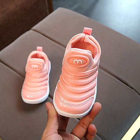 Öko bőrből készült modern gyerek tornacipő négy színben