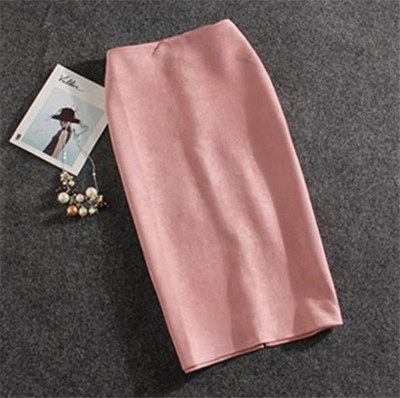 Öko velúrból készült modern női szoknya többféle színben