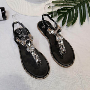 Stílusos női szandál kövekkel, két színben