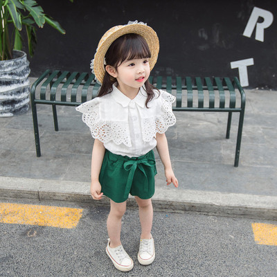 Κομψό παιδικό σετ σε δύο χρώματα για κορίτσια