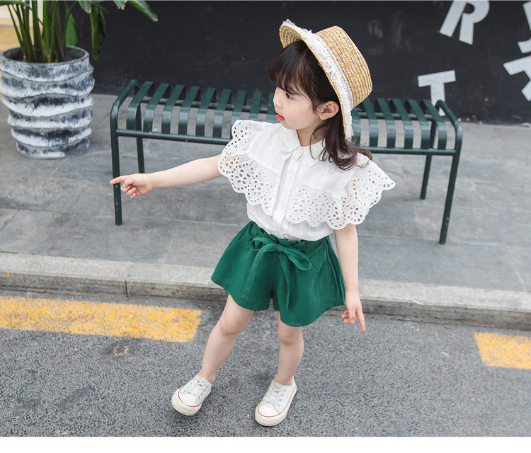 Κομψό παιδικό σετ σε δύο χρώματα για κορίτσια