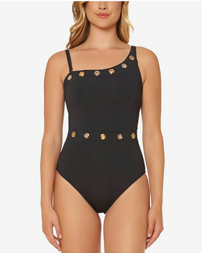 Stílusos fürdőruha fém elemekkel több színben