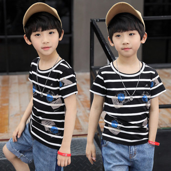 Модерна детска тениска в два цвята за момчета