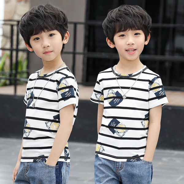 Tricou pentru copii modern in doua culori pentru baieti