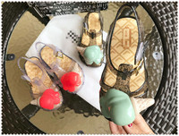 Modern szilikon gyerekszandál lányoknak két színben