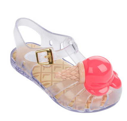 Modern szilikon gyerekszandál lányoknak két színben