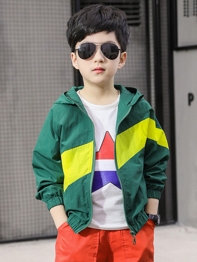 Gyermek tavaszi kabát két színben fiúknak