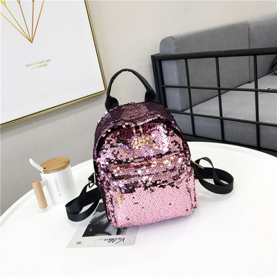 Rucsac modern de dama cu paiete in mai multe culori