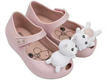 Modern rugós gyerekcipő lányoknak 3D elemmel